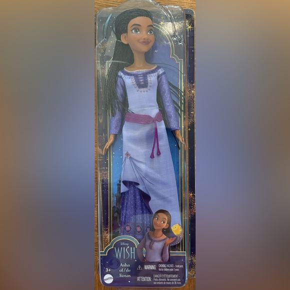 Nwt Disney’s wish Asha of Roses doll 12.75”H - Picture 7 of 7